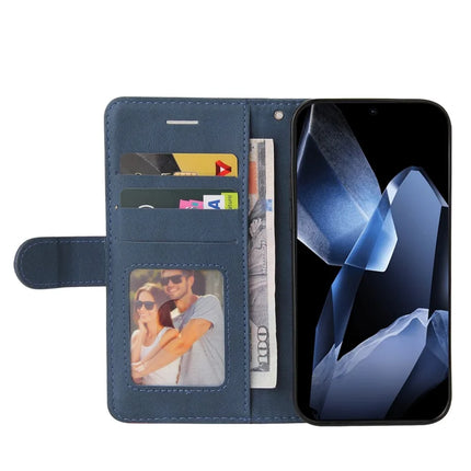 For OnePlus 13 Leather Case Wallet Stand Color Splicing Phone Cover
