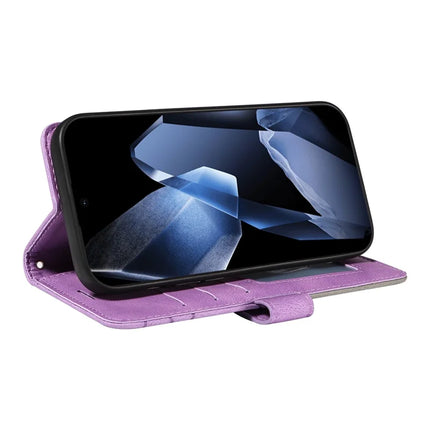 For OnePlus 13 Leather Case Wallet Stand Color Splicing Phone Cover