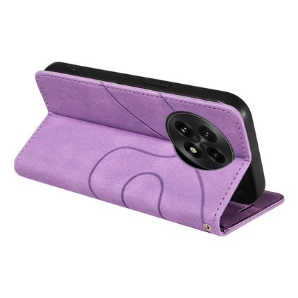 For OnePlus 13 Leather Case Wallet Stand Color Splicing Phone Cover