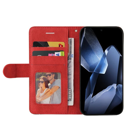 For OnePlus 13 Leather Case Wallet Stand Color Splicing Phone Cover