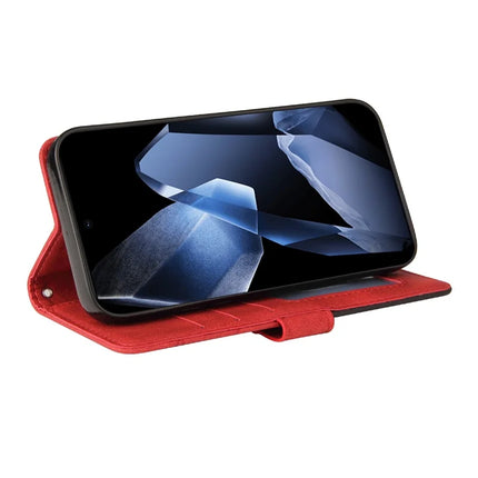 For OnePlus 13 Leather Case Wallet Stand Color Splicing Phone Cover