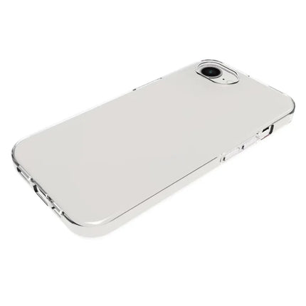 For iPhone 16e Clear TPU Anti-Scratch Phone Case + 2.5D Arc Edge Screen Protector