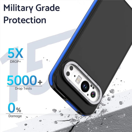 For Google Pixel 9 Pro XL Case Skin Touch PC + TPU Anti Drop Phone Back Cover