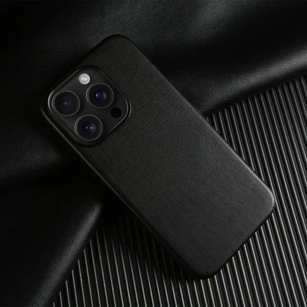 For iPhone 13 Pro Max Magnetic Case Eco-Friendly RPET Leather Phone Back Cover GRS Certified
