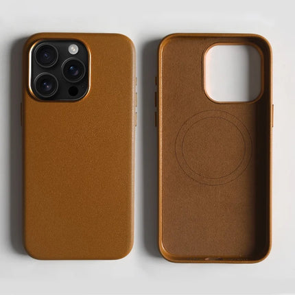 For iPhone 13 Pro Max Magnetic Case Eco-Friendly RPET Leather Phone Back Cover GRS Certified