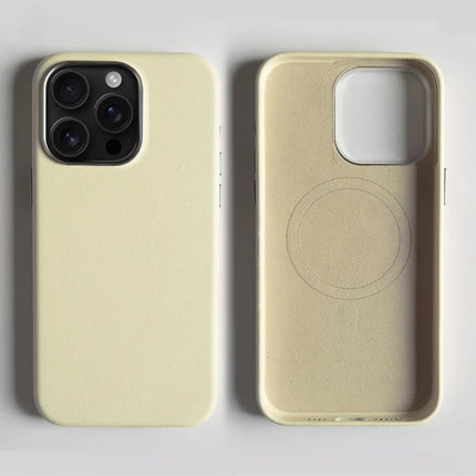 For iPhone 13 Pro Max Magnetic Case Eco-Friendly RPET Leather Phone Back Cover GRS Certified