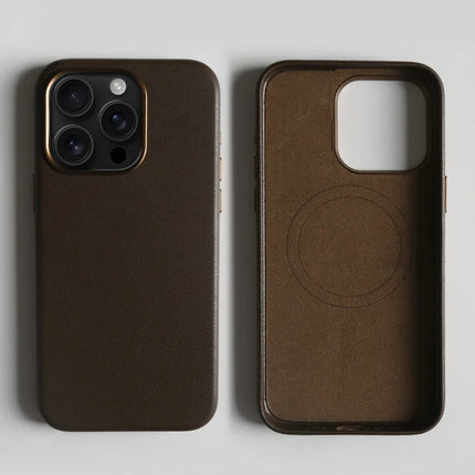 For iPhone 13 Pro Max Magnetic Case Eco-Friendly RPET Leather Phone Back Cover GRS Certified