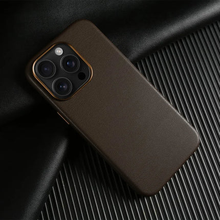 For iPhone 13 Pro Max Magnetic Case Eco-Friendly RPET Leather Phone Back Cover GRS Certified