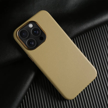 For iPhone 13 Pro Max Magnetic Case Eco-Friendly RPET Leather Phone Back Cover GRS Certified