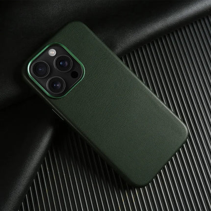 For iPhone 13 Pro Max Magnetic Case Eco-Friendly RPET Leather Phone Back Cover GRS Certified