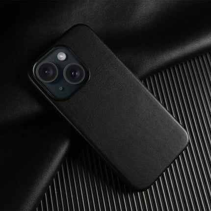 For iPhone 14 Magnetic Case Eco-Friendly RPET Leather Phone Back Cover GRS Certified