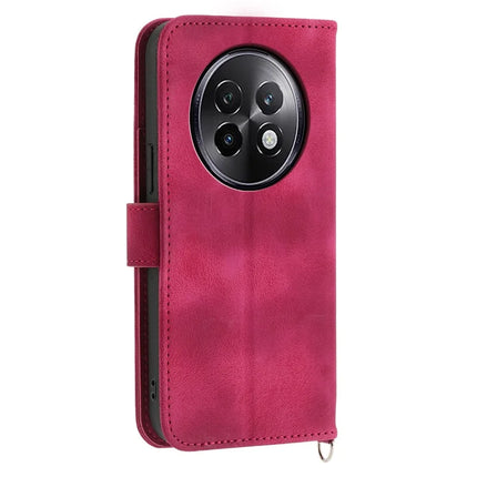 For Realme 13+ 5G Case Flower Pattern PU Leather Wallet Phone Cover with Strap