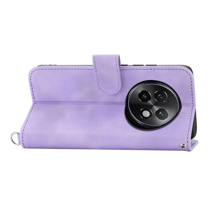 For Realme 13+ 5G Case Flower Pattern PU Leather Wallet Phone Cover with Strap