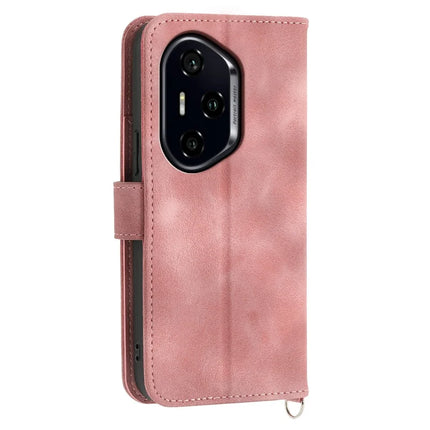 For Honor 300 Pro / 300 Ultra Case Flower Pattern PU Leather Wallet Phone Cover with Strap