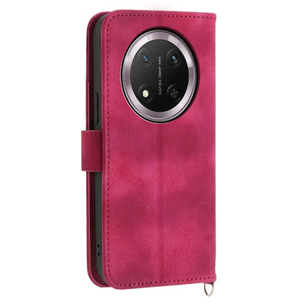 For Honor Magic7 Lite 5G / X9c 5G / X60 Pro 5G Case Flower Pattern PU Leather Wallet Phone Cover with Strap