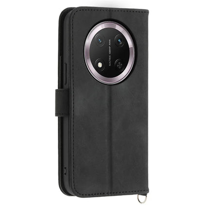 For Honor Magic7 Lite 5G / X9c 5G / X60 Pro 5G Case Flower Pattern PU Leather Wallet Phone Cover with Strap