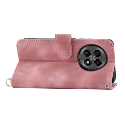 For OnePlus 13R 5G Case Flower Pattern PU Leather Wallet Phone Cover with Strap