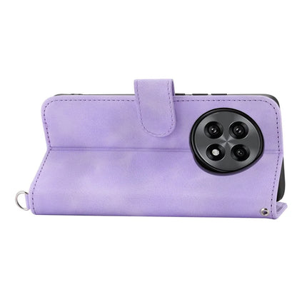 For OnePlus 13R 5G Case Flower Pattern PU Leather Wallet Phone Cover with Strap