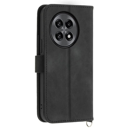 For OnePlus 13R 5G Case Flower Pattern PU Leather Wallet Phone Cover with Strap
