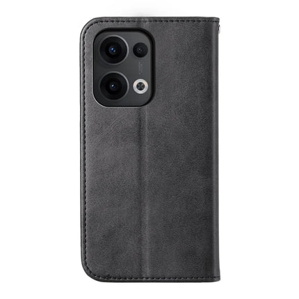 For Oppo Reno13 Pro 5G Case Calf Texture PU Leather Phone Cover with Wallet