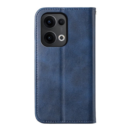 For Oppo Reno13 Pro 5G Case Calf Texture PU Leather Phone Cover with Wallet