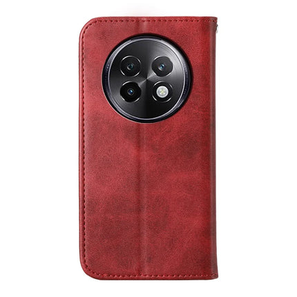 For Realme 13+ 5G Case Calf Texture PU Leather Phone Cover with Wallet