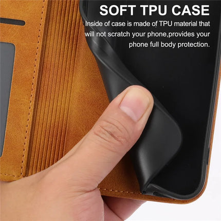 For Realme C75  /  V60 Pro Case Calf Texture PU Leather Phone Cover with Wallet