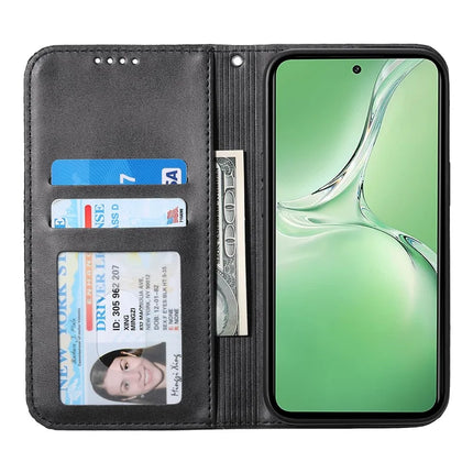 For OnePlus 13R 5G Case Calf Texture PU Leather Phone Cover with Wallet