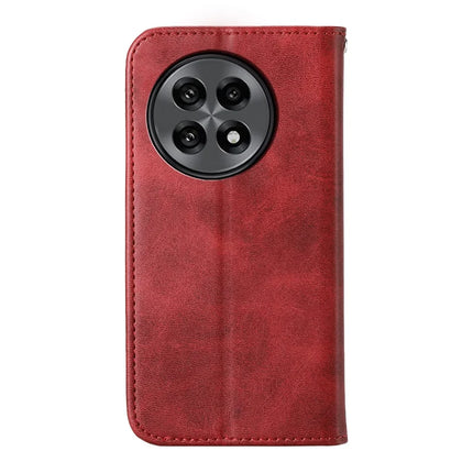 For OnePlus 13R 5G Case Calf Texture PU Leather Phone Cover with Wallet