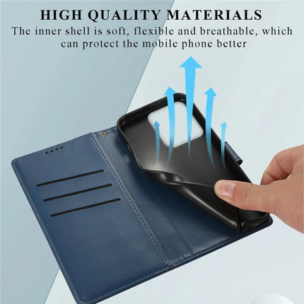 DF-06 For Motorola Moto G15 4G Phone Case Line Imprint Leather Wallet Cover
