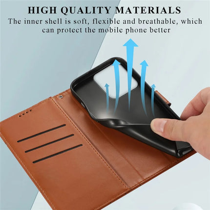 DF-06 For Motorola Moto G15 4G Phone Case Line Imprint Leather Wallet Cover