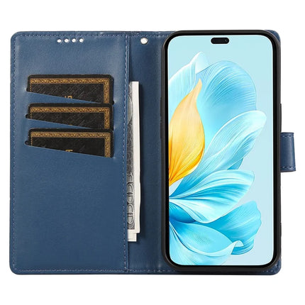 DF-06 For Oppo Reno13 Pro 5G Phone Case Line Imprint Leather Wallet Cover