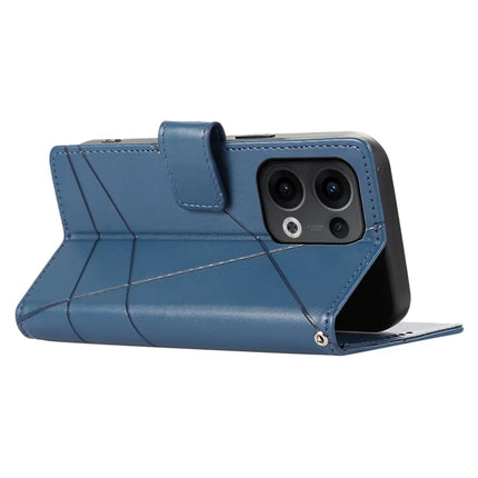 DF-06 For Oppo Reno13 Pro 5G Phone Case Line Imprint Leather Wallet Cover