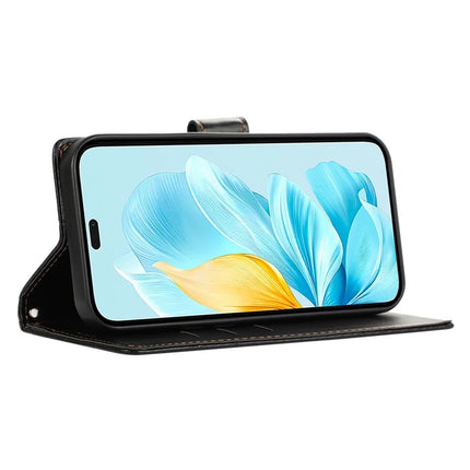 DF-06 For Oppo Reno13 Pro 5G Phone Case Line Imprint Leather Wallet Cover