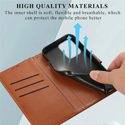 DF-06 For Oppo Reno13 Pro 5G Phone Case Line Imprint Leather Wallet Cover