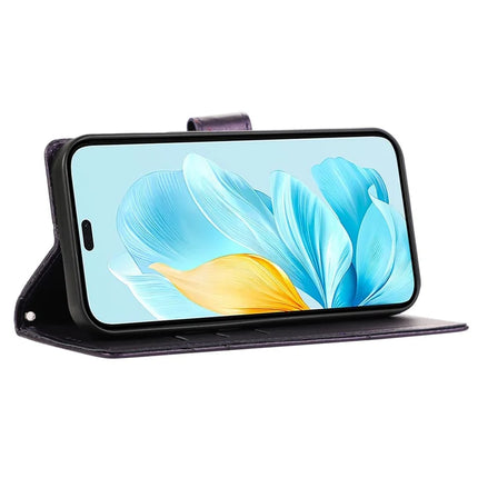 DF-06 For Oppo Reno13 Pro 5G Phone Case Line Imprint Leather Wallet Cover