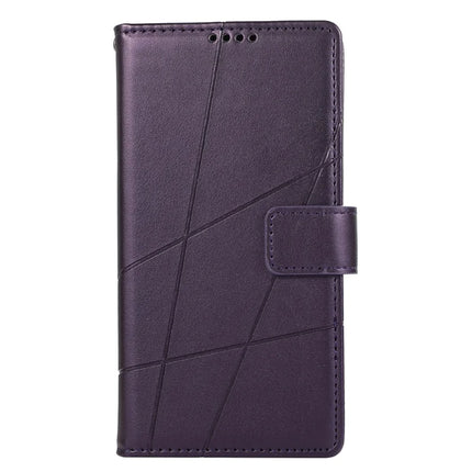 DF-06 For Realme 13+ 5G / 13 Pro 5G (China) Phone Case Line Imprint Leather Wallet Cover