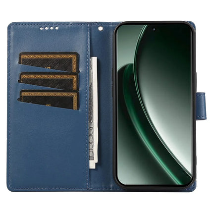 For Realme V60 Pro / C75 Phone Case Line Imprint Leather Wallet Cover
