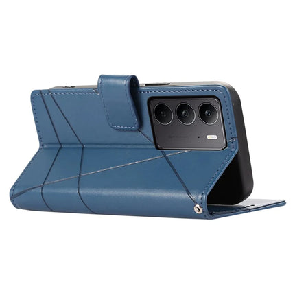 For Realme V60 Pro / C75 Phone Case Line Imprint Leather Wallet Cover