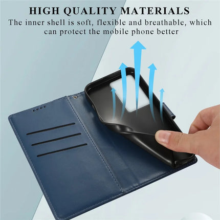 For Realme V60 Pro / C75 Phone Case Line Imprint Leather Wallet Cover