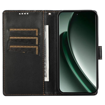 For Realme V60 Pro / C75 Phone Case Line Imprint Leather Wallet Cover