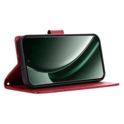 For Realme V60 Pro / C75 Phone Case Line Imprint Leather Wallet Cover