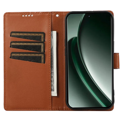 For Realme V60 Pro / C75 Phone Case Line Imprint Leather Wallet Cover