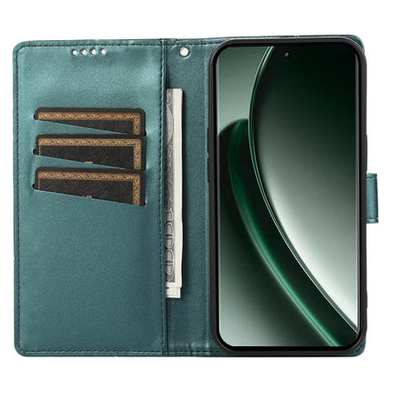 For Realme V60 Pro / C75 Phone Case Line Imprint Leather Wallet Cover