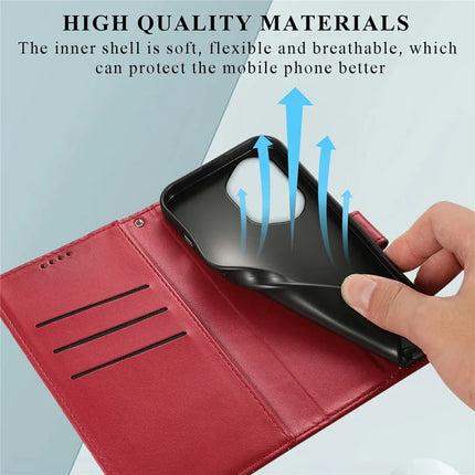 For Honor 300 Phone Case Line Imprint Leather Wallet Cover