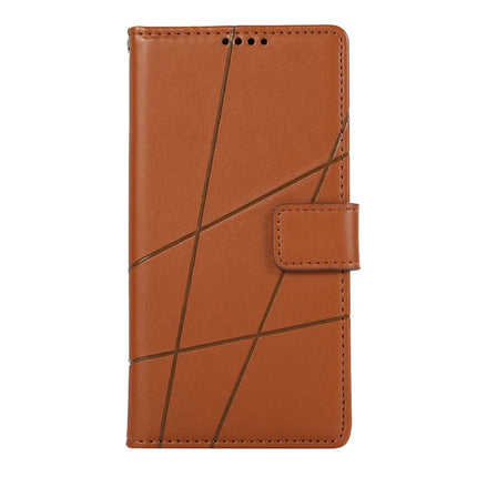 For Honor 300 Phone Case Line Imprint Leather Wallet Cover