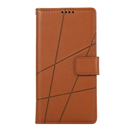 DF-06 For Honor Magic7 Lite 5G / X9c 5G / X60 Pro 5G Phone Case Line Imprint Leather Wallet Cover