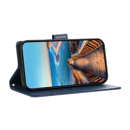 For OnePlus 13R 5G Phone Case Line Imprint Leather Wallet Cover