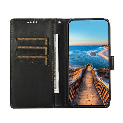For OnePlus 13R 5G Phone Case Line Imprint Leather Wallet Cover