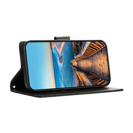 For OnePlus 13R 5G Phone Case Line Imprint Leather Wallet Cover